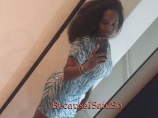 BecauseISaidSo
