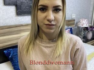 Blonddwomann